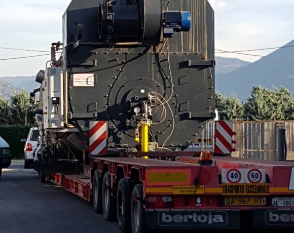 Trasferimento generatore di vapore 15Th 12Bar (Novembre 2017)